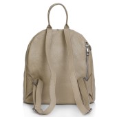 Rucsac dama din piele naturala DiAmanti Zanella Taupe Deschis